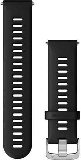 Garmin kiirkinnitusega silikoonrihm, 22 mm, must
