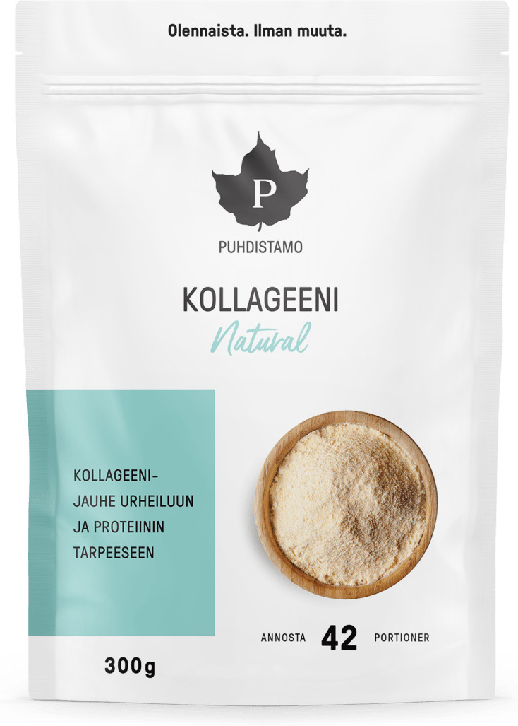 Puhistamo Collagen Natural kollageenipulber, 300 g