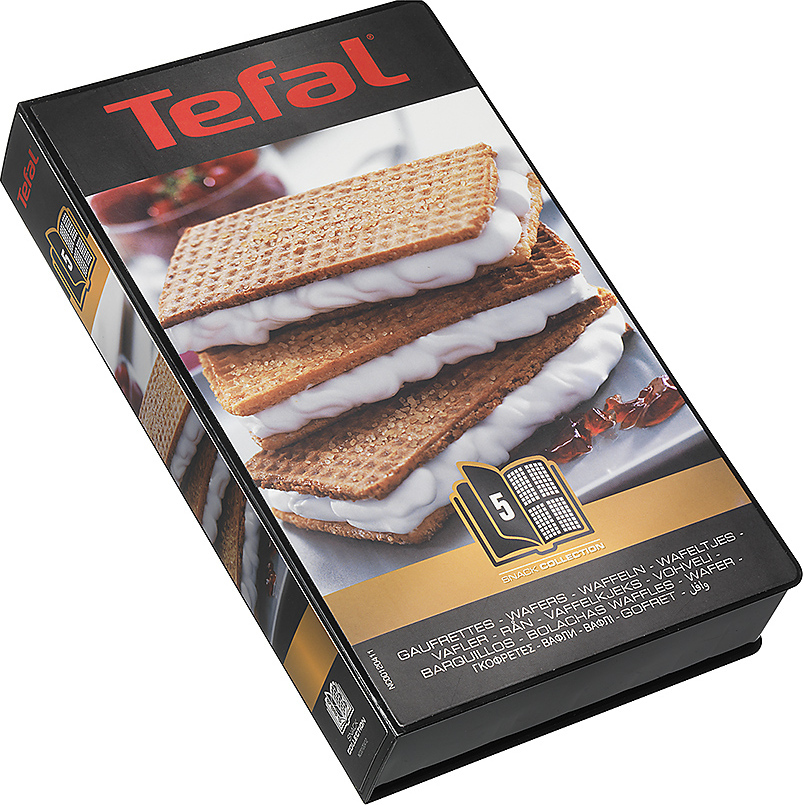 Tefal Snack Collection küpsetusplaadid: 5 vahvliküpsist