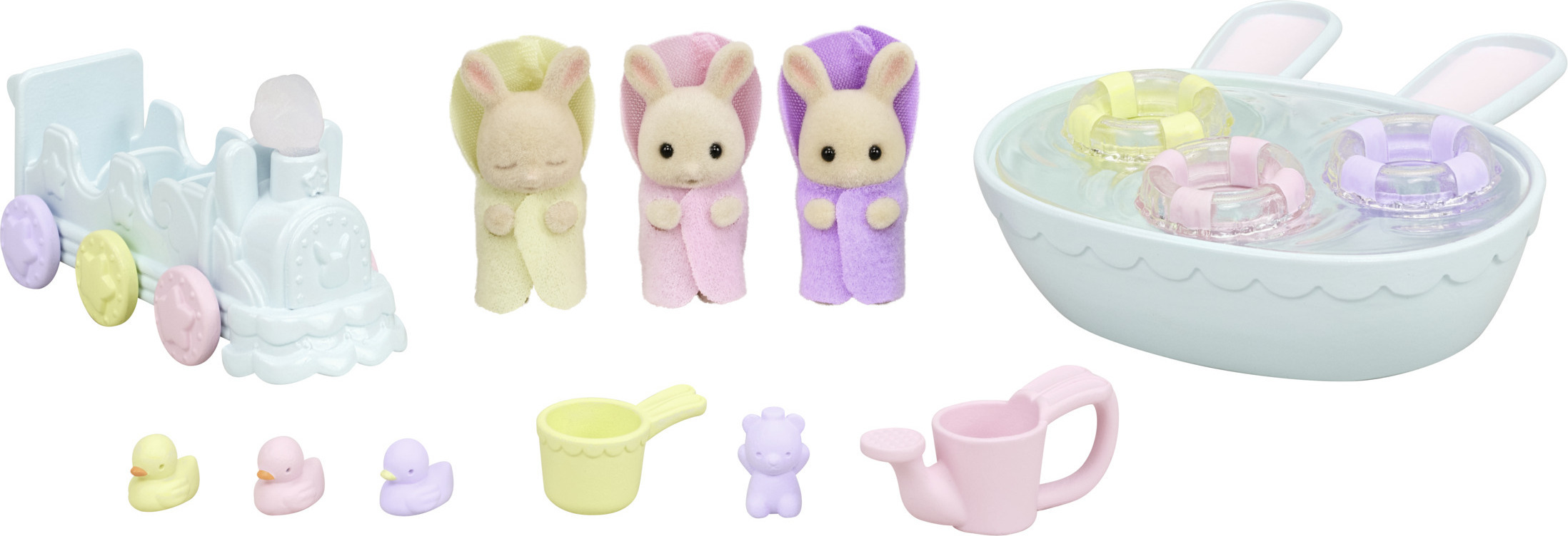 Sylvanian Families - kolmekohaline vannitoakomplekt