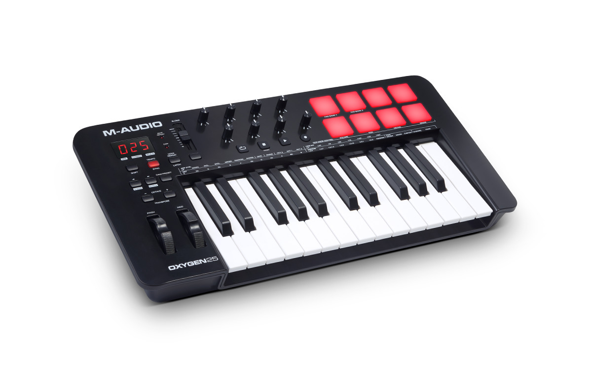 M-Audio Oxygen 25 (MKV) MIDI-klaviatuur, 25 klahvi