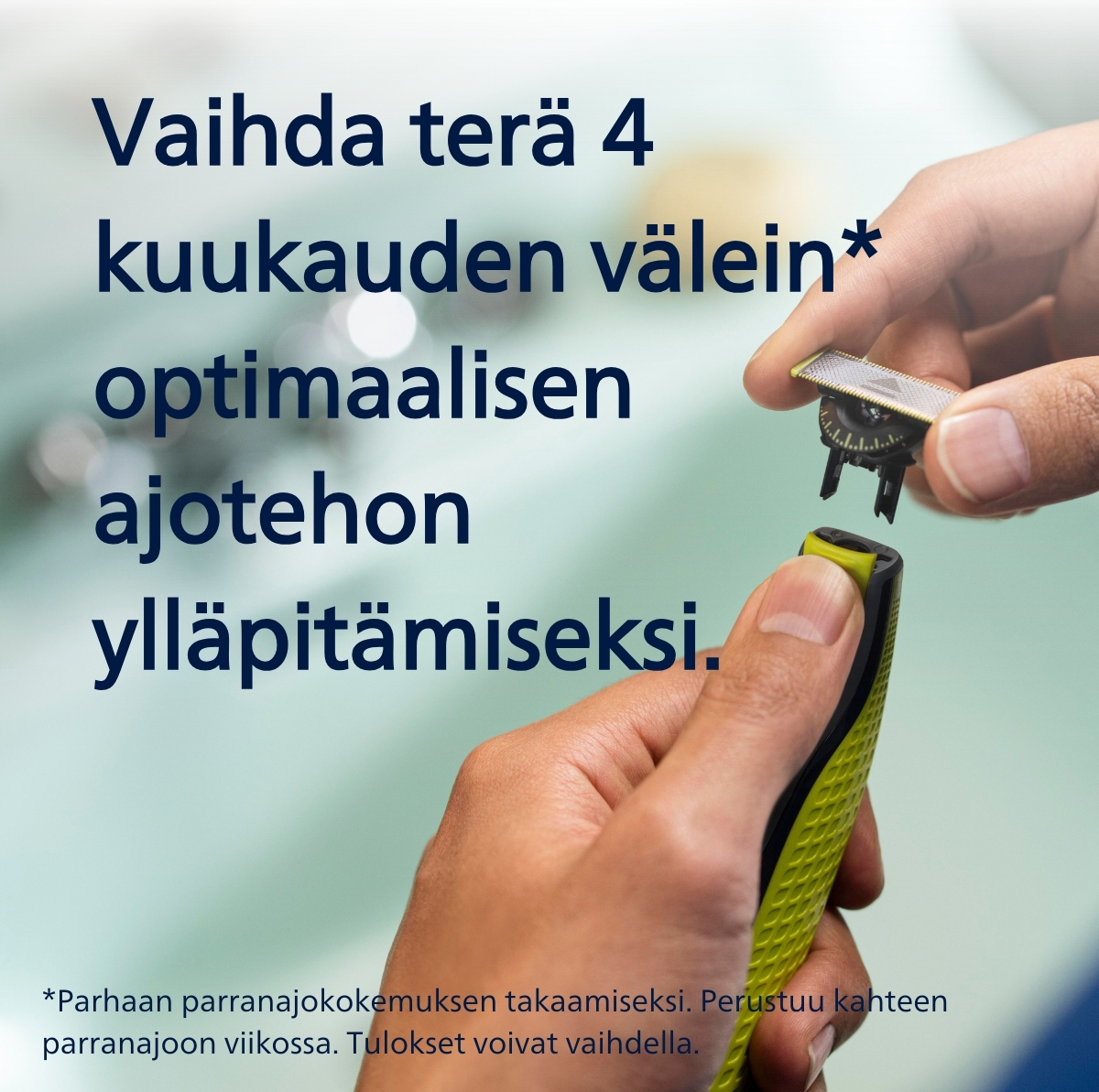 Philips OneBlade QP624/50 360 vahetuslabad, 2 tk ja kerekomplekt - Image 3