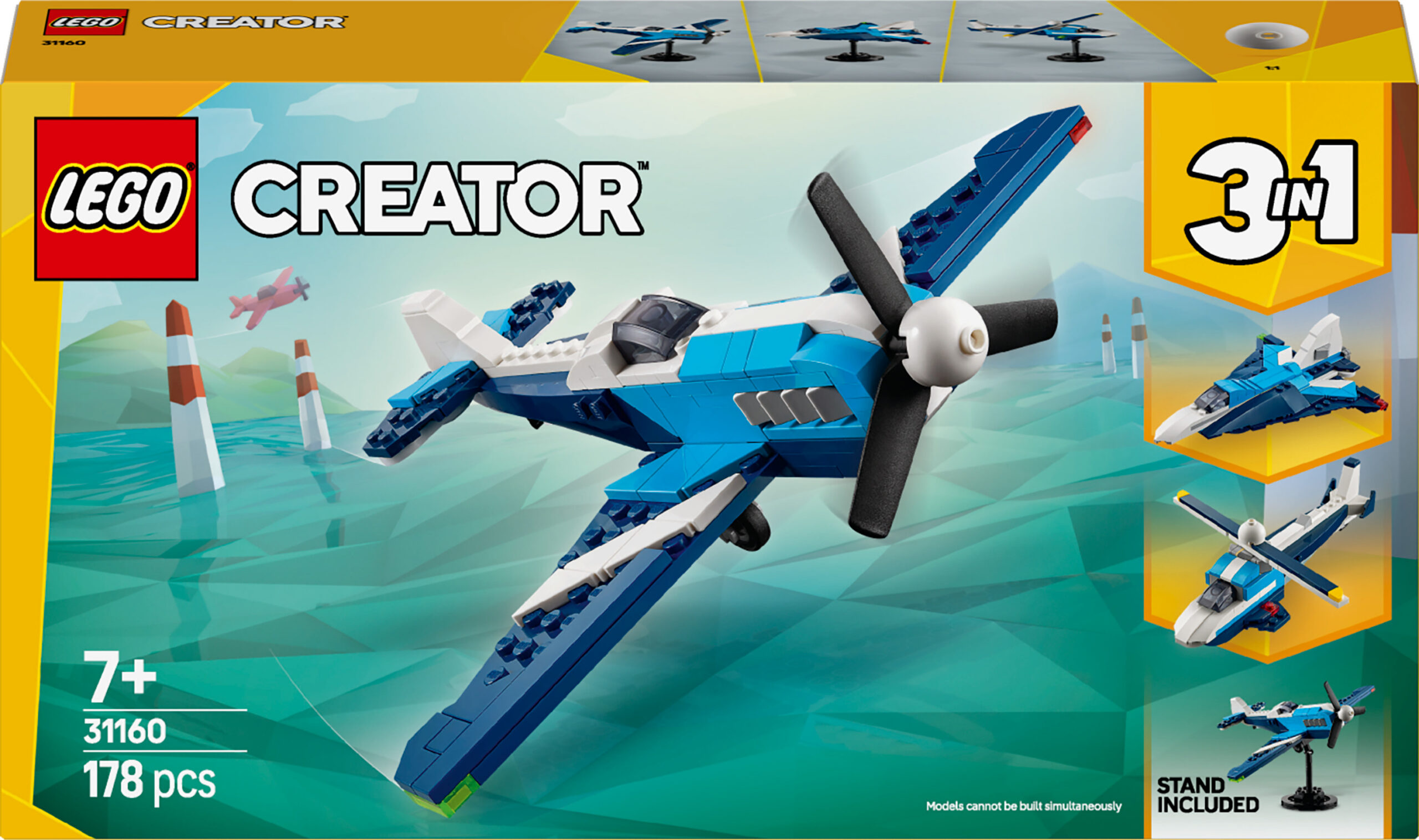 LEGO Creator 31160 – Lennuk: Võidusõidulennuk