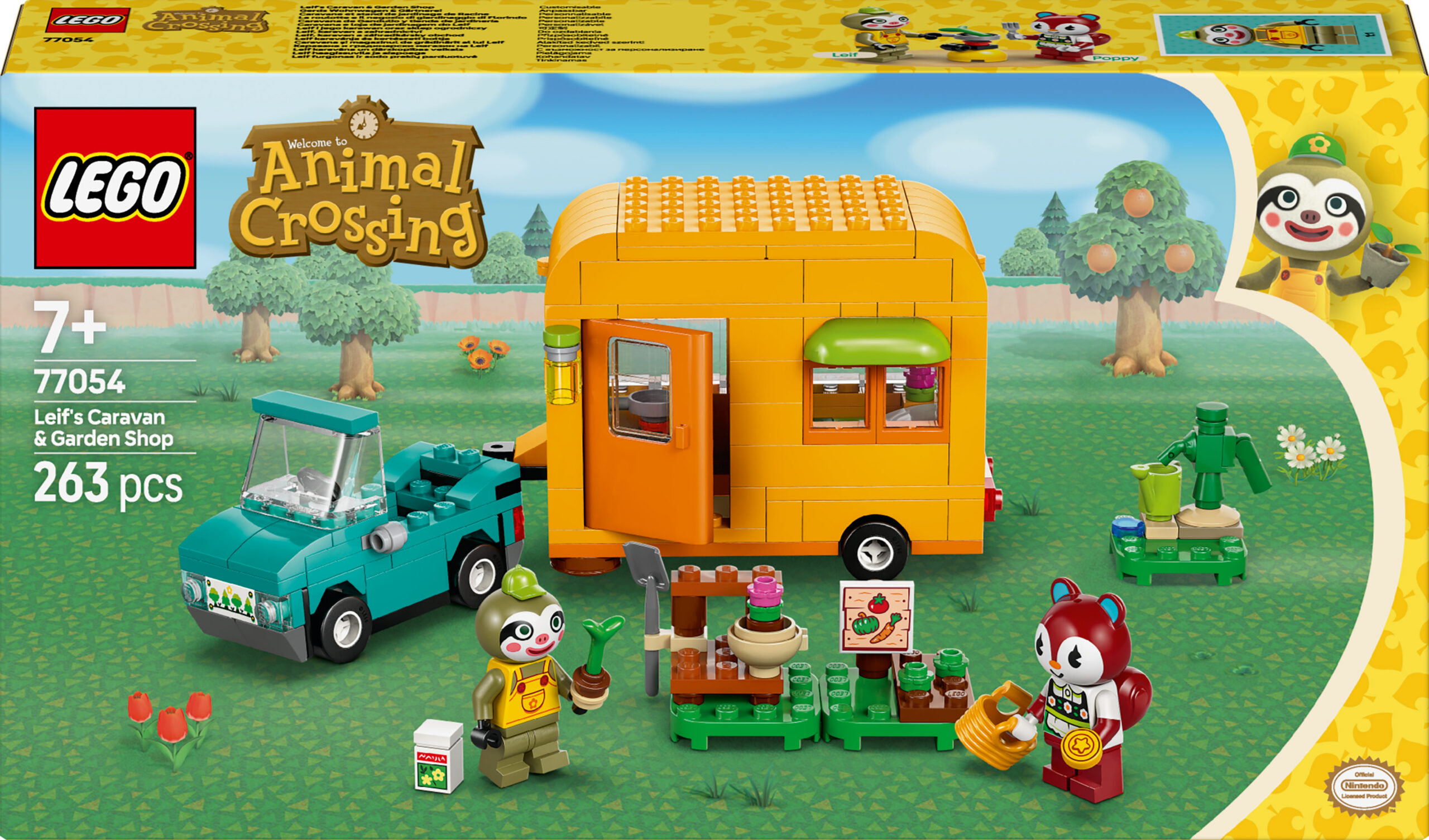 LEGO Animal Crossing 77054 – Leif, haagissuvila ja aianduspood