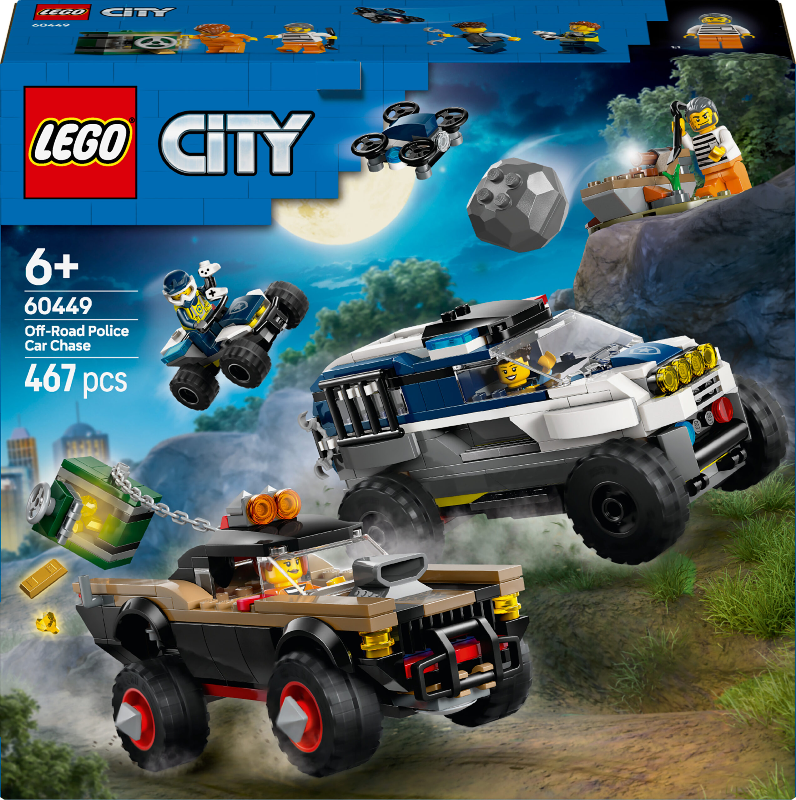 LEGO City 60449 - Politseimaasturi tagaajamine