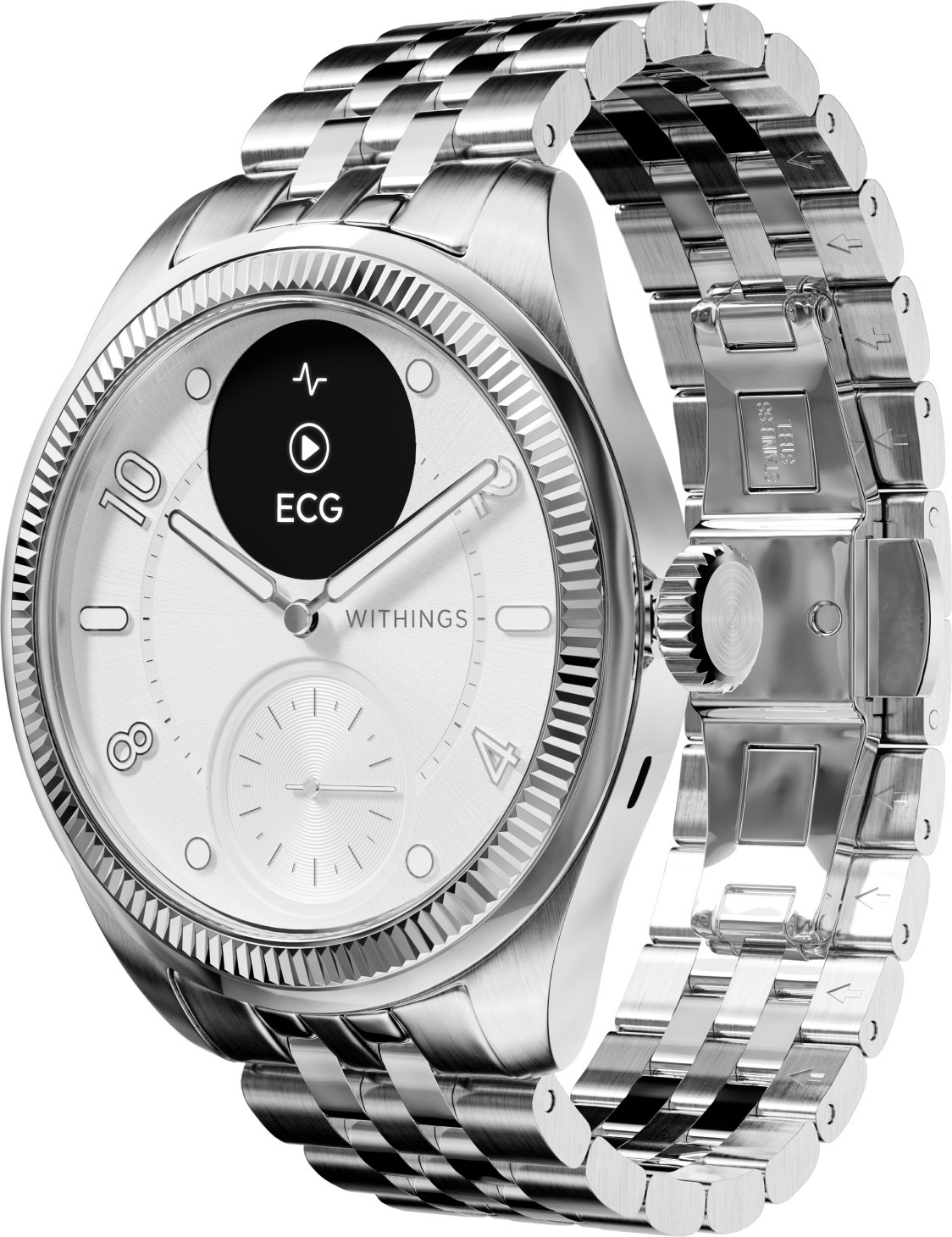 Withings Scanwatch Nova nutikell, 42 mm, säravvalge