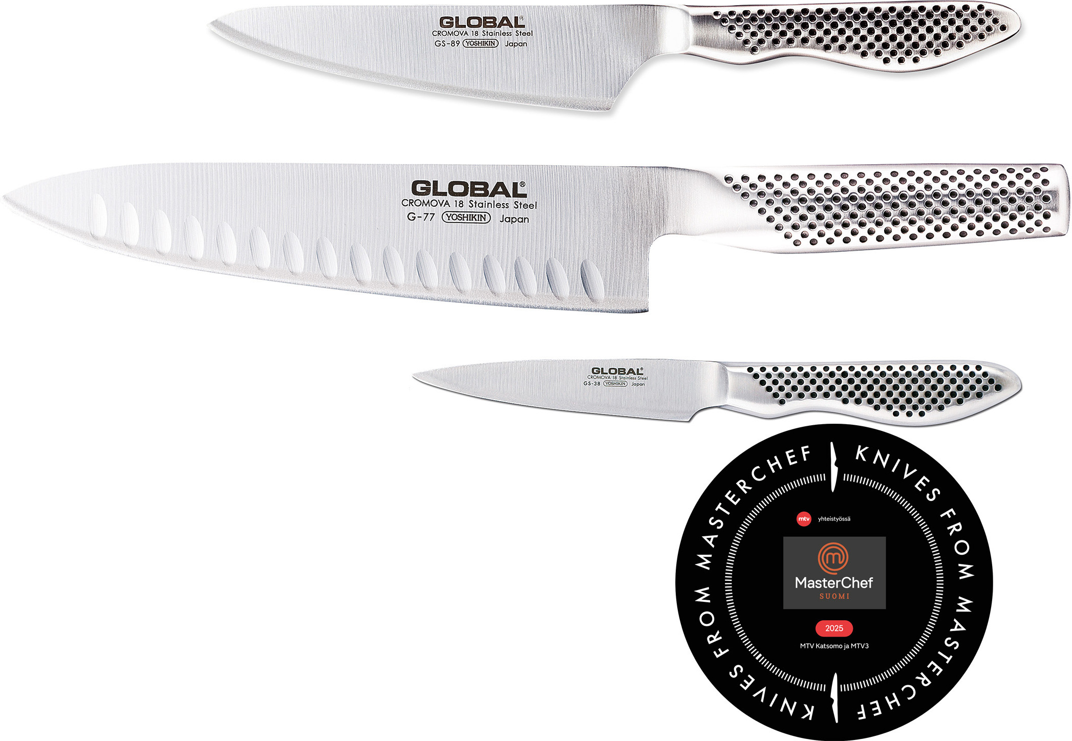 Global 3-piece Swiss set, G-77 + GS-89 + GS-38