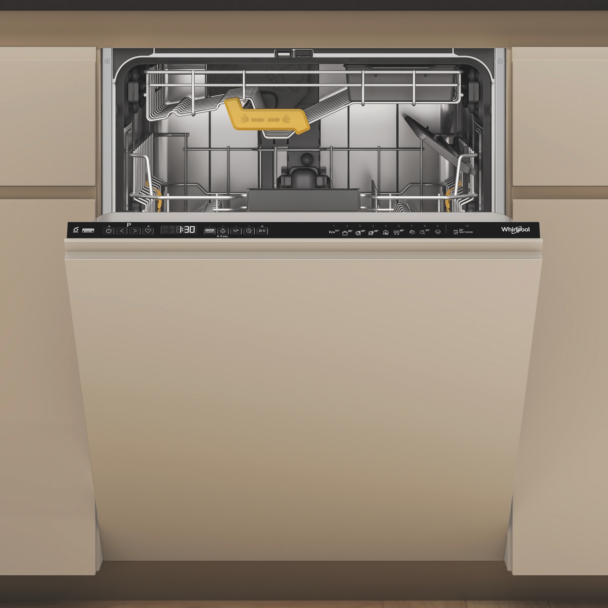 Whirlpool WH8IPB14AM6L0 nõudepesumasin Sisseehitatud