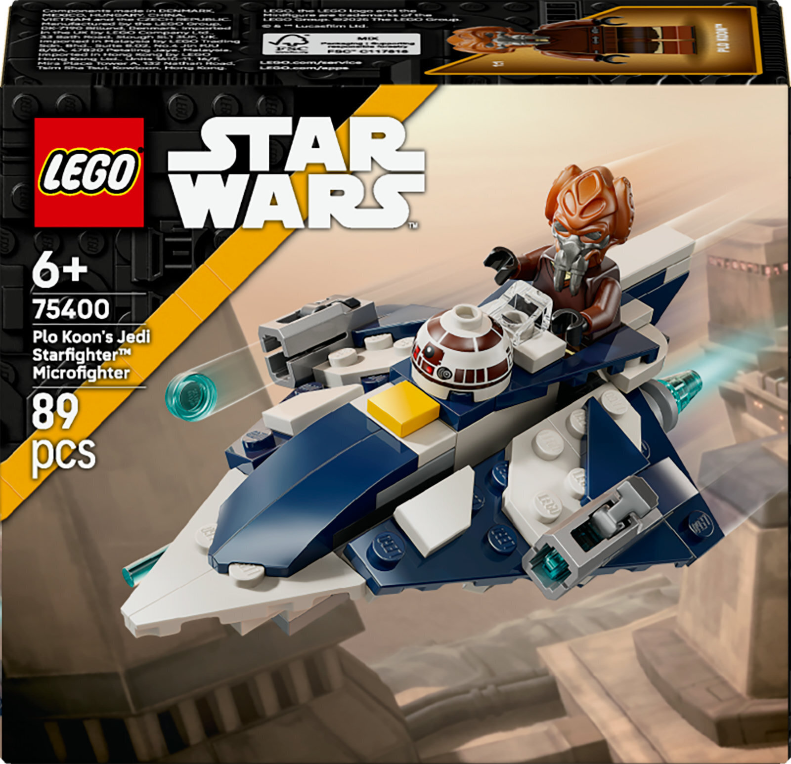 LEGO Star Wars 75400 Plo Koonini Jedi Tähehävitaja mikrovõitleja