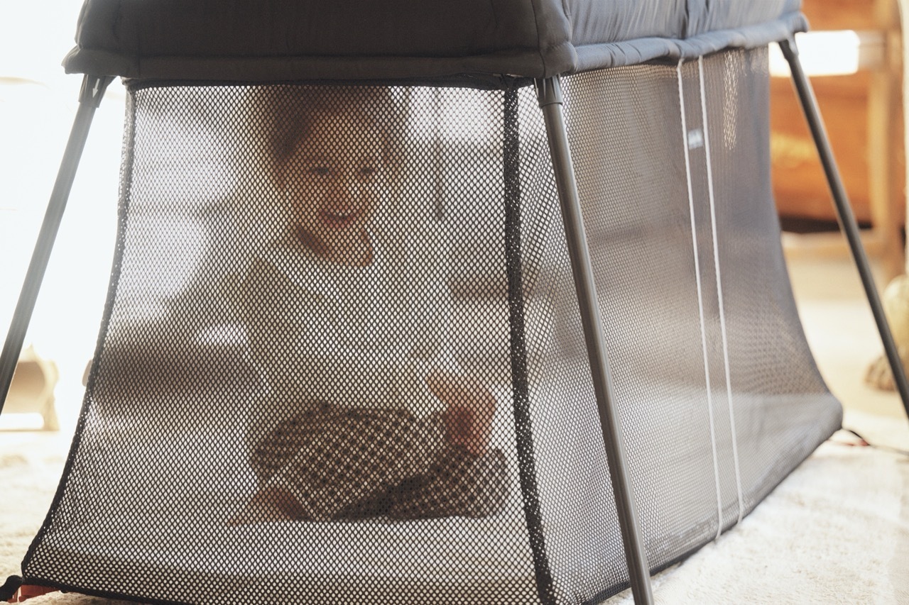 BabyBjörn Travel Crib Light reisivoodi linaga, must/puuvill, valge - Image 3