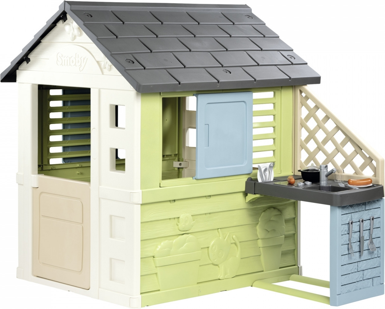 Smoby Life ilus mängumaja ja suveköök
