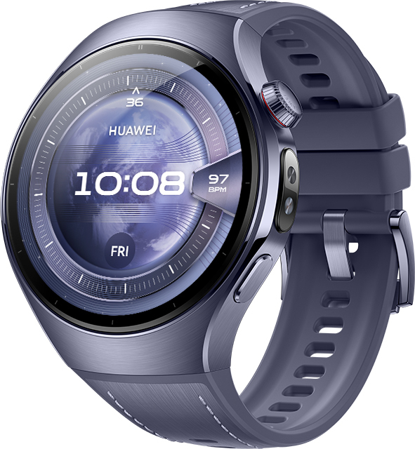 Huawei Watch 5 smart watch, 46 mm, gray / violet