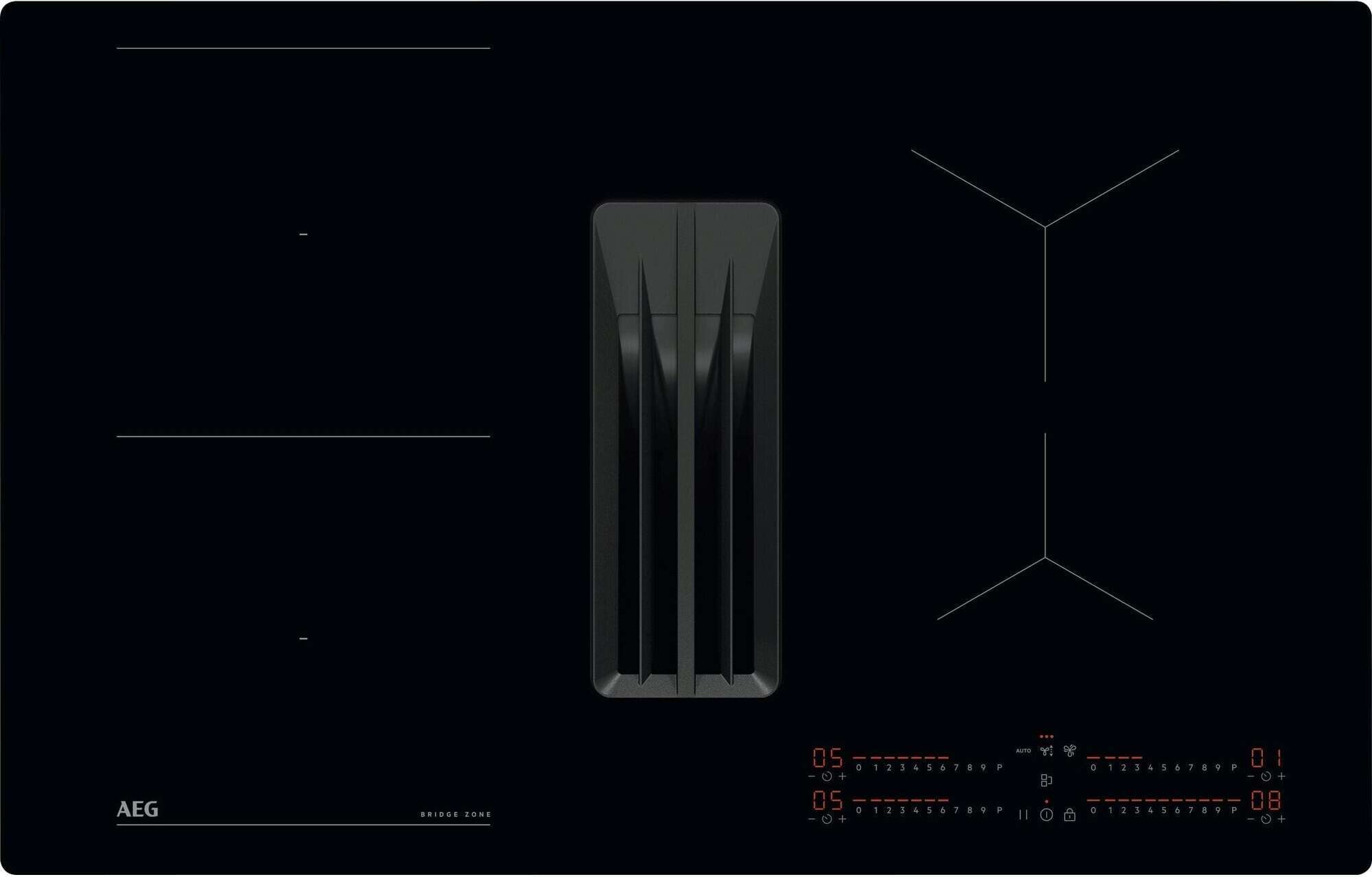 AEG TH84CB03CB induktsioonpliit õhupuhastiga