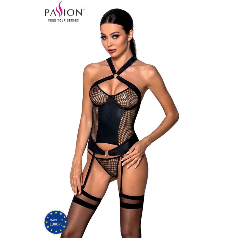 AMANDA ECOLOGICAL LEATHER CORSET S/M