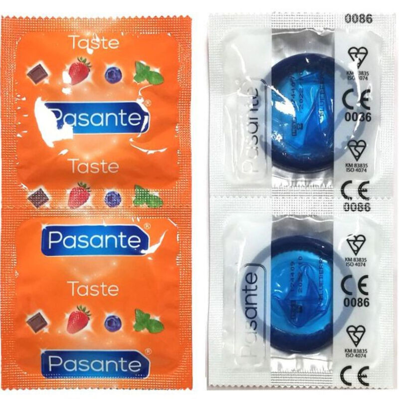 CONDOMS FLAVOR BLUEBERRY BAG 144 UNITS