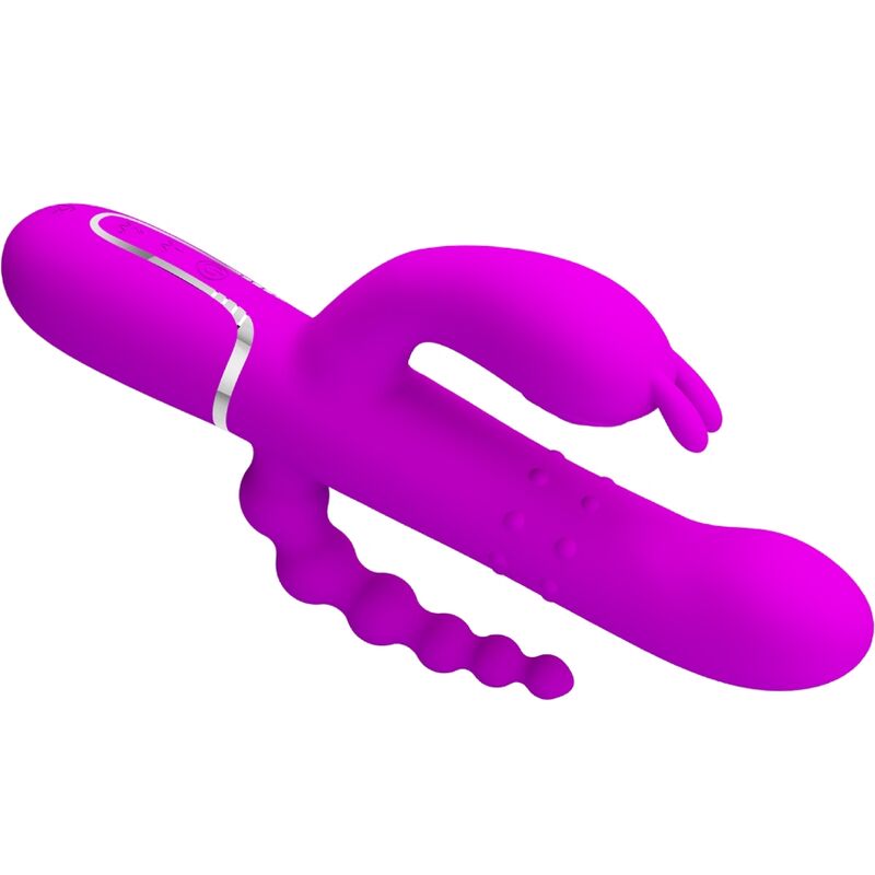 CAMMY TRIPLE VIBRATOR MULTIFUNCTION 4 IN 1 PINK - Image 3