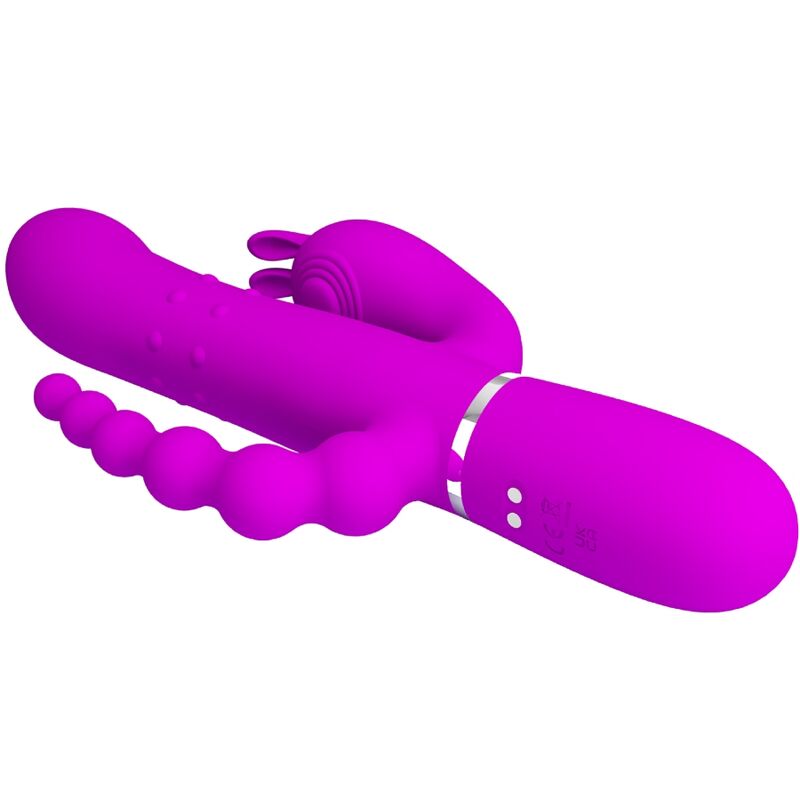 CAMMY TRIPLE VIBRATOR MULTIFUNCTION 4 IN 1 PINK - Image 5