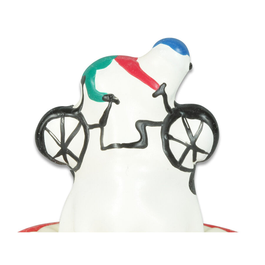 HANDPAINTED NOVELTY CONDOMS BICYCLE