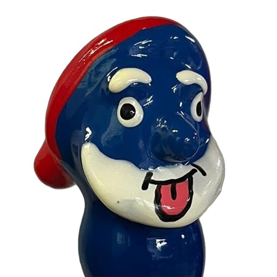 HANDPAINTED NOVELTY CONDOMS BLUE GRANDPA