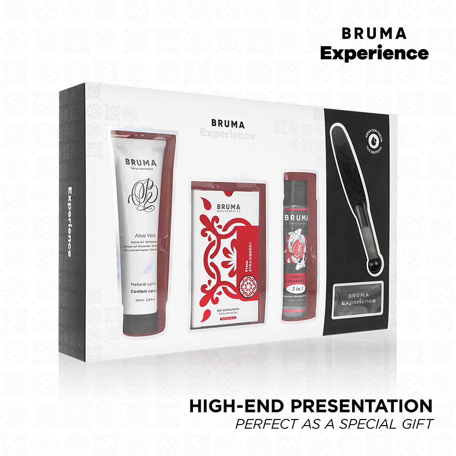 SWEET STRAWBERRY TEMPTATION KIT WITH ORGASM ENHANCER