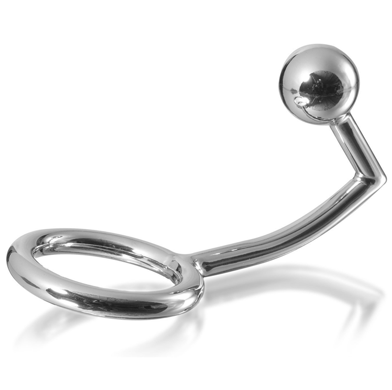 COCK RING RING WITH ANAL INTRUDER HOOK 40MM