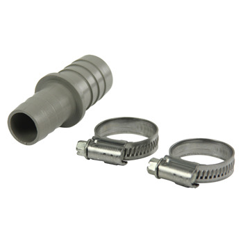 Nedise äravooluvooliku pikendus 19 x 22 mm + 2x voolikuklambrit