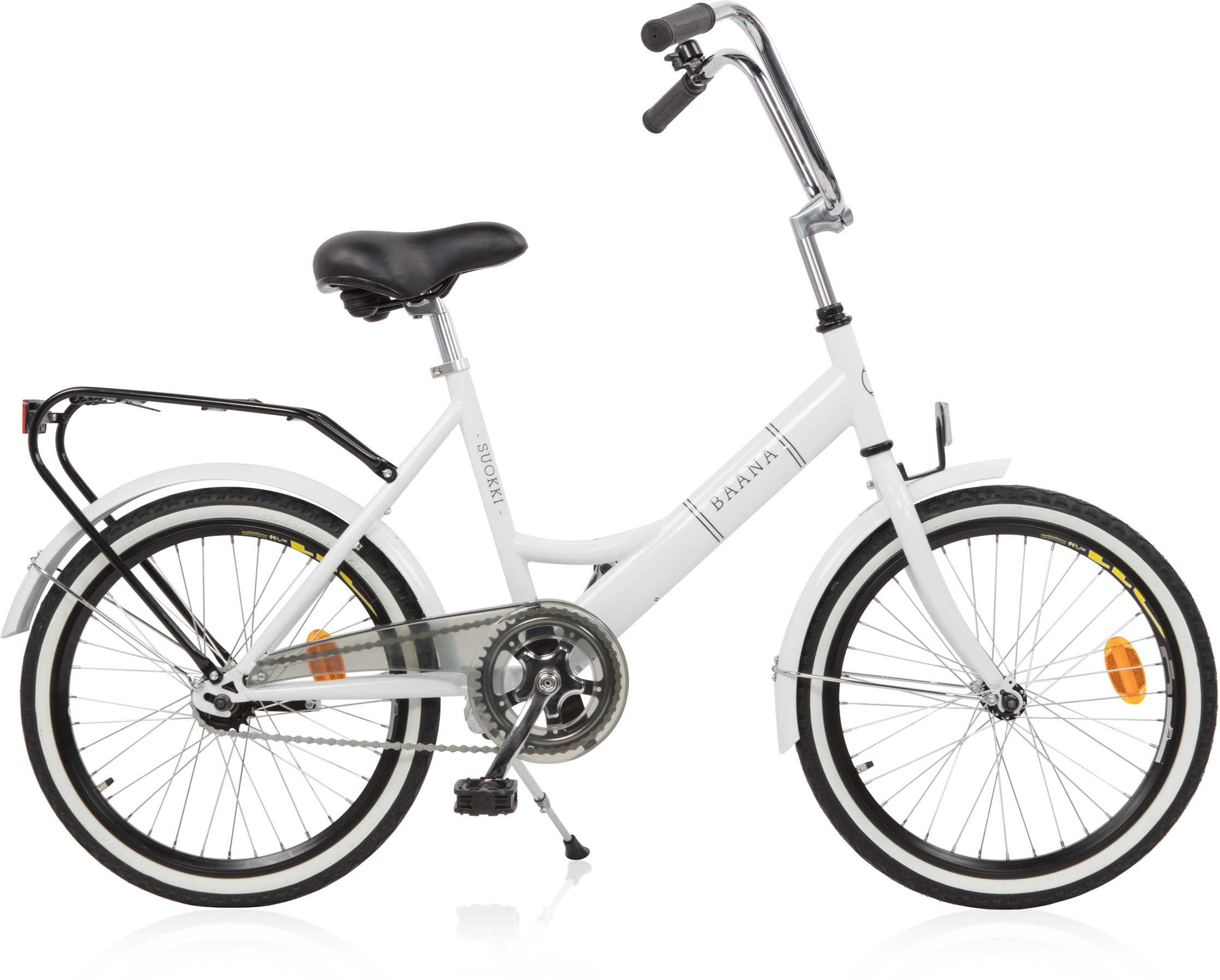 Baana Suokki 20" jalgratas, 1-käiguline, valge