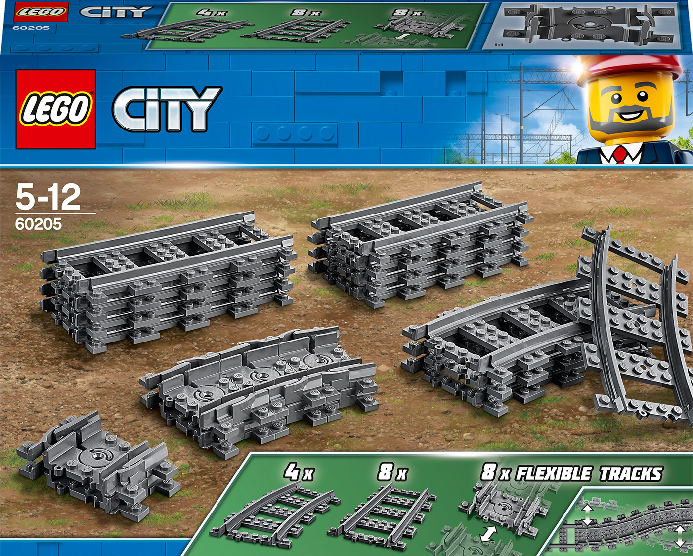 LEGO City Trains 60205 - Rööpad