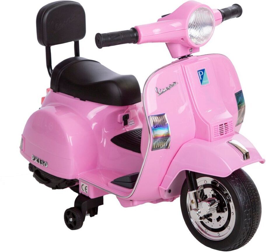 Vespa PX150 6V MINI laste elektrimopeed, roosa