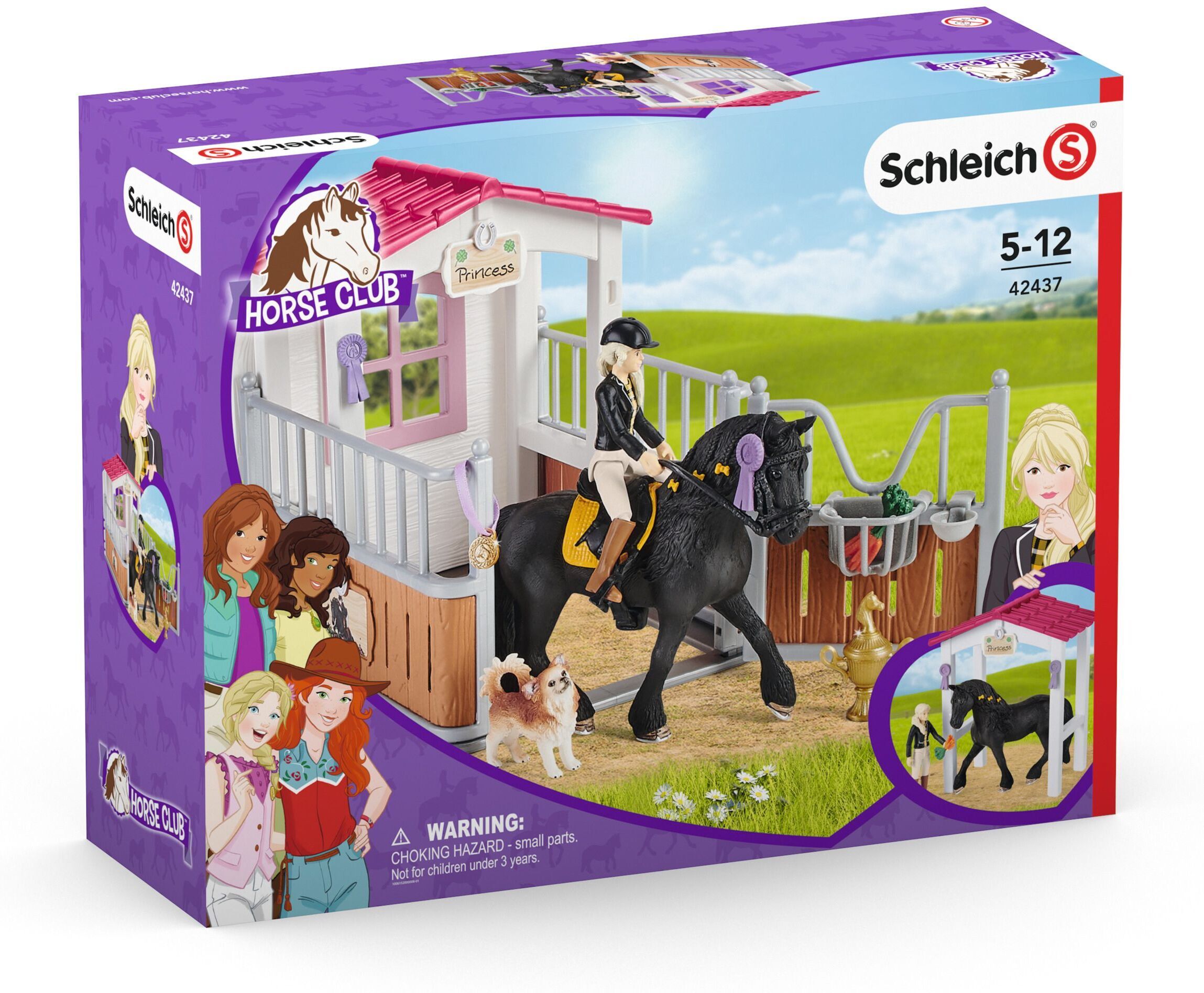 Schleich Horse Club 42437 - Pilttuu ja Horse Clubi turg ja Printsess