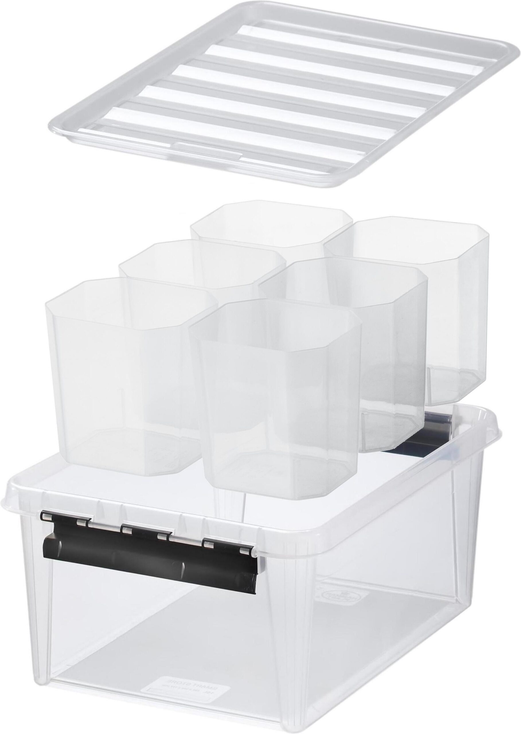 SmartStore Classic 14 L hoiukast kaanega + 6 sisetükki