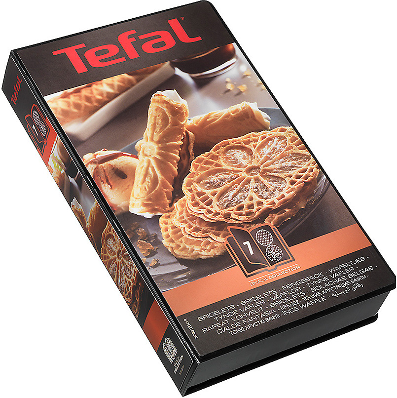 Tefal Snack Collection küpsetusplaadid: 7 õhukest vahvlit