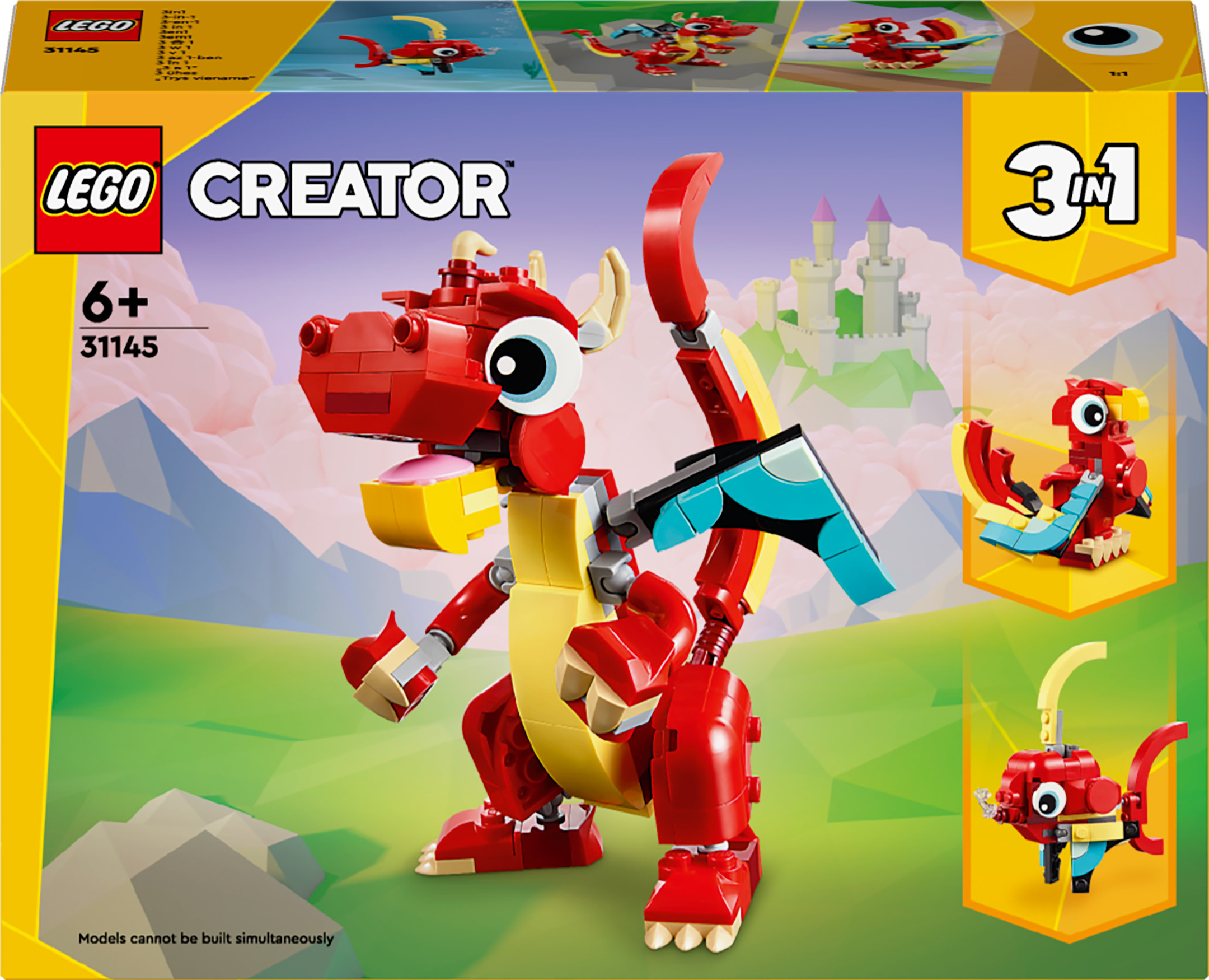 LEGO Creator 31145 - Punane draakon