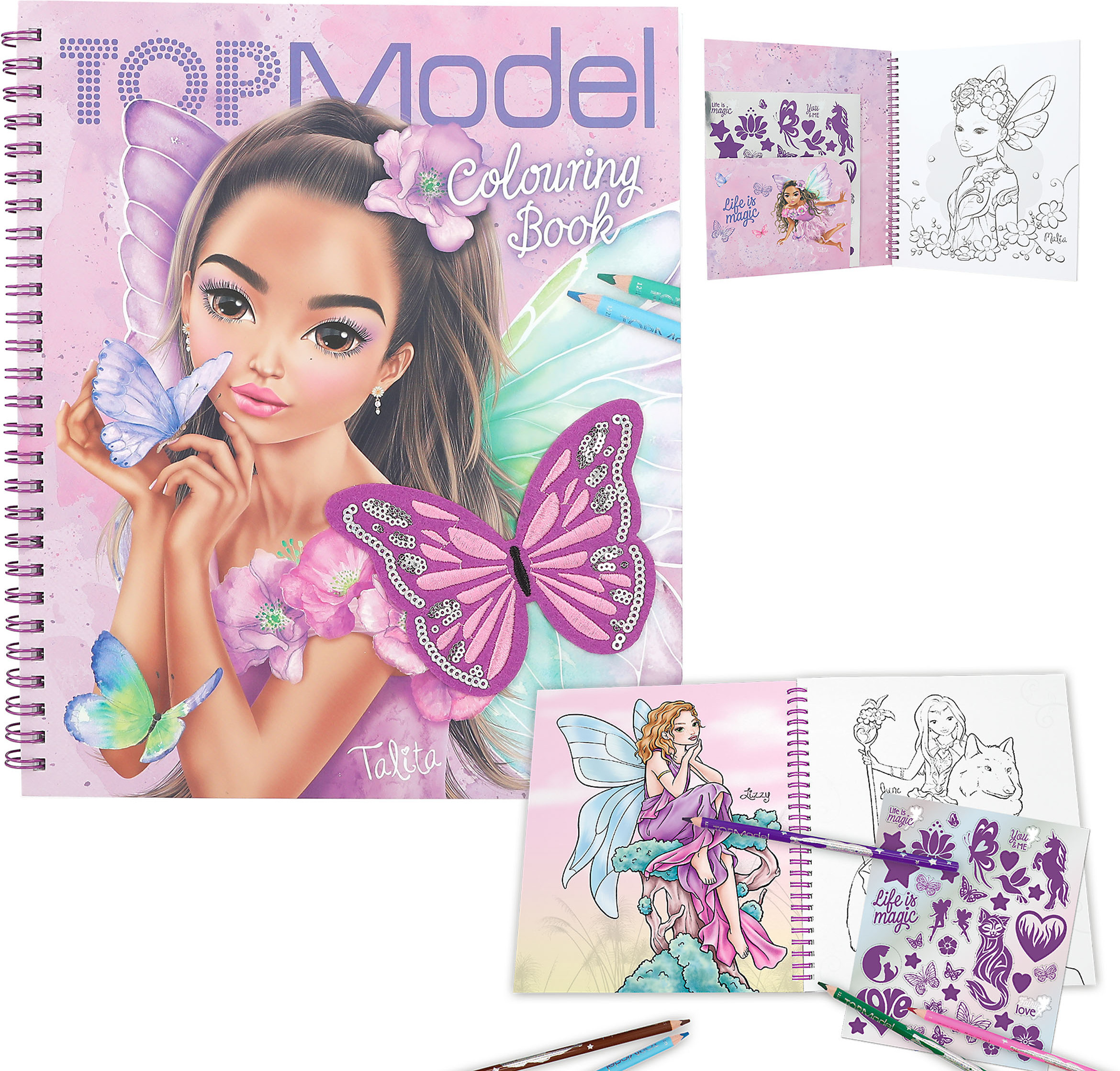 TOPModel FAIRY LOVE värviraamat