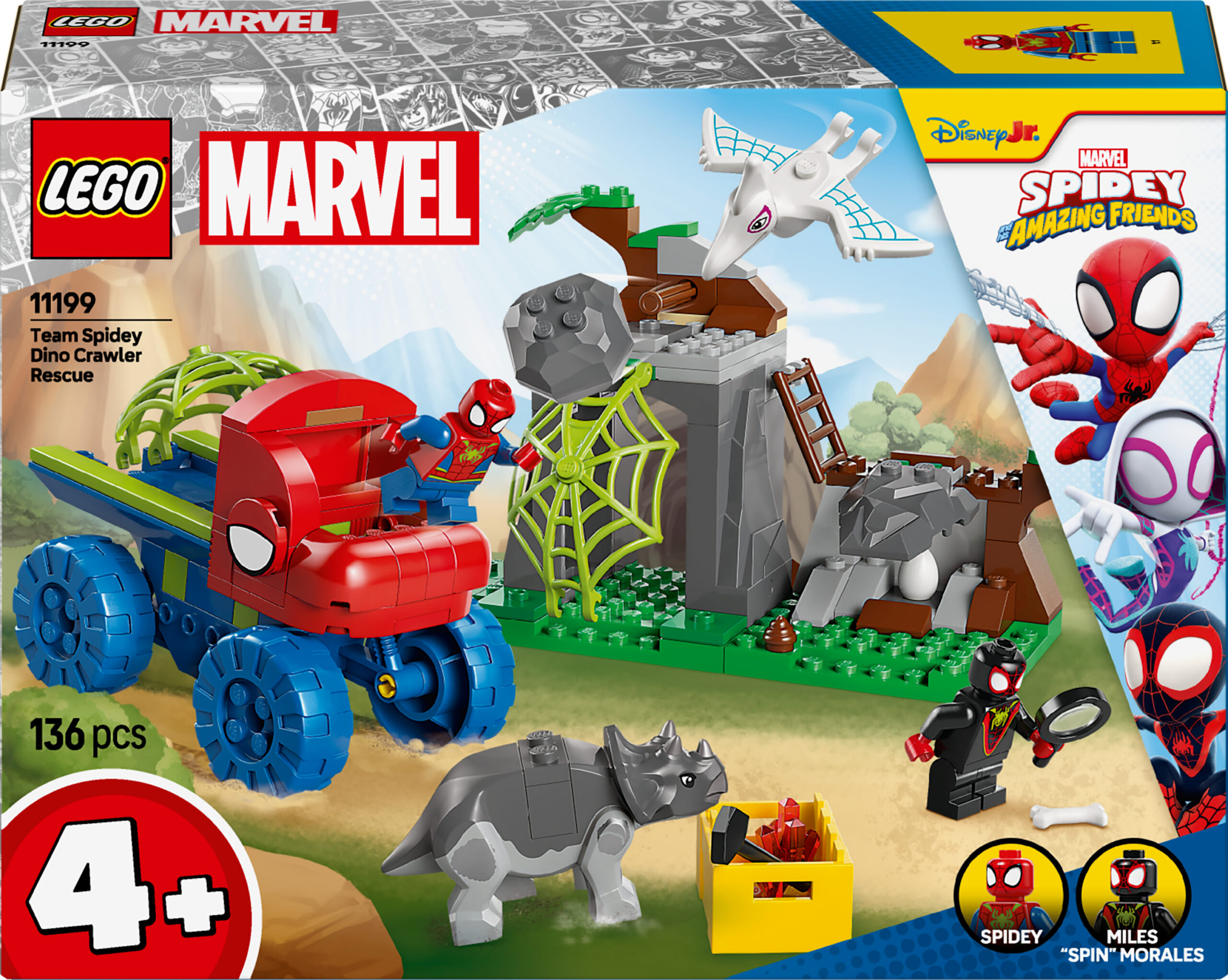 LEGO Super Heroes Marvel 11199 – Ämblikumeeskonna päästemissioon Dino ATV-ga