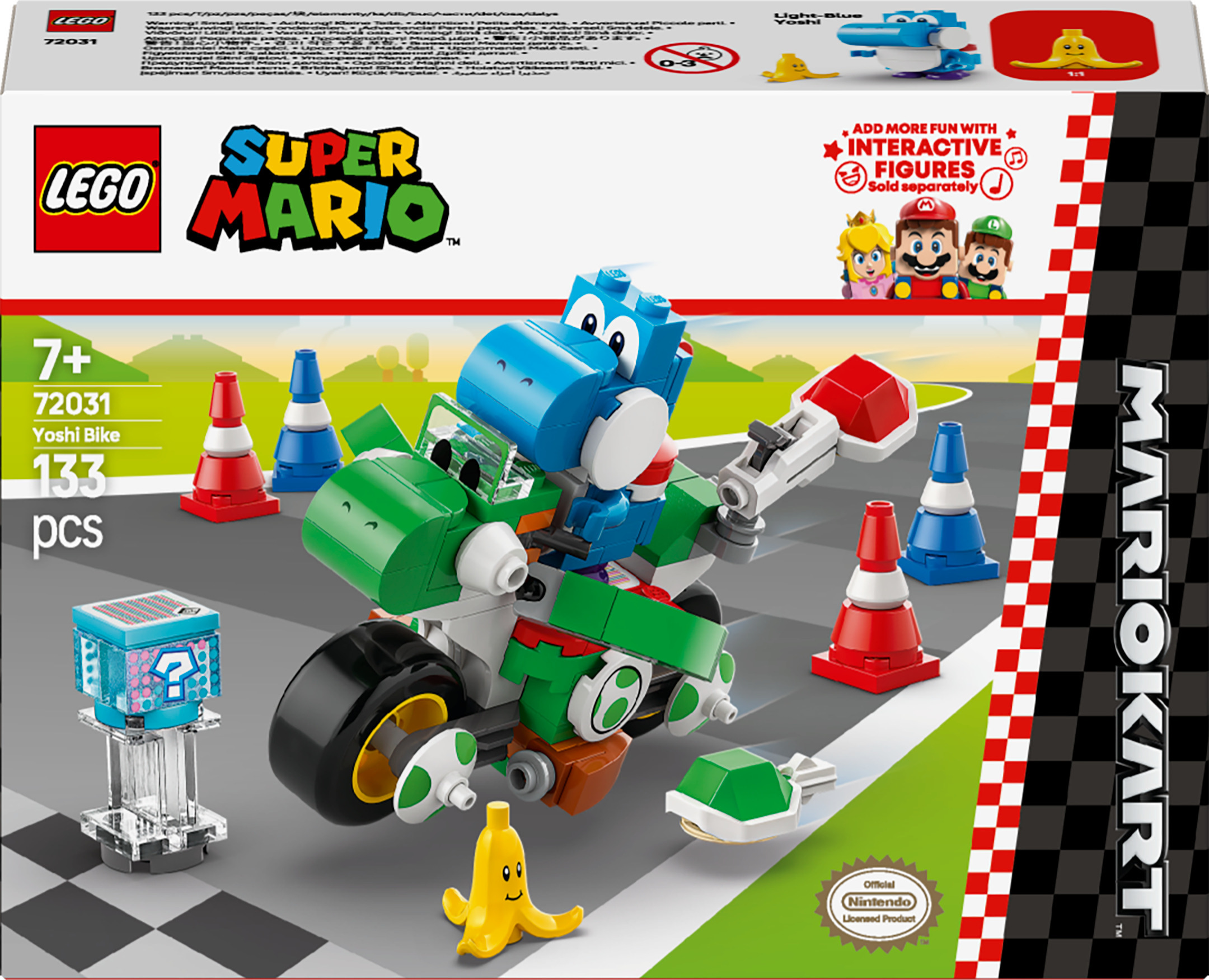 LEGO Super Mario 72031 – Mario Kart™ – Yoshi mootorratas
