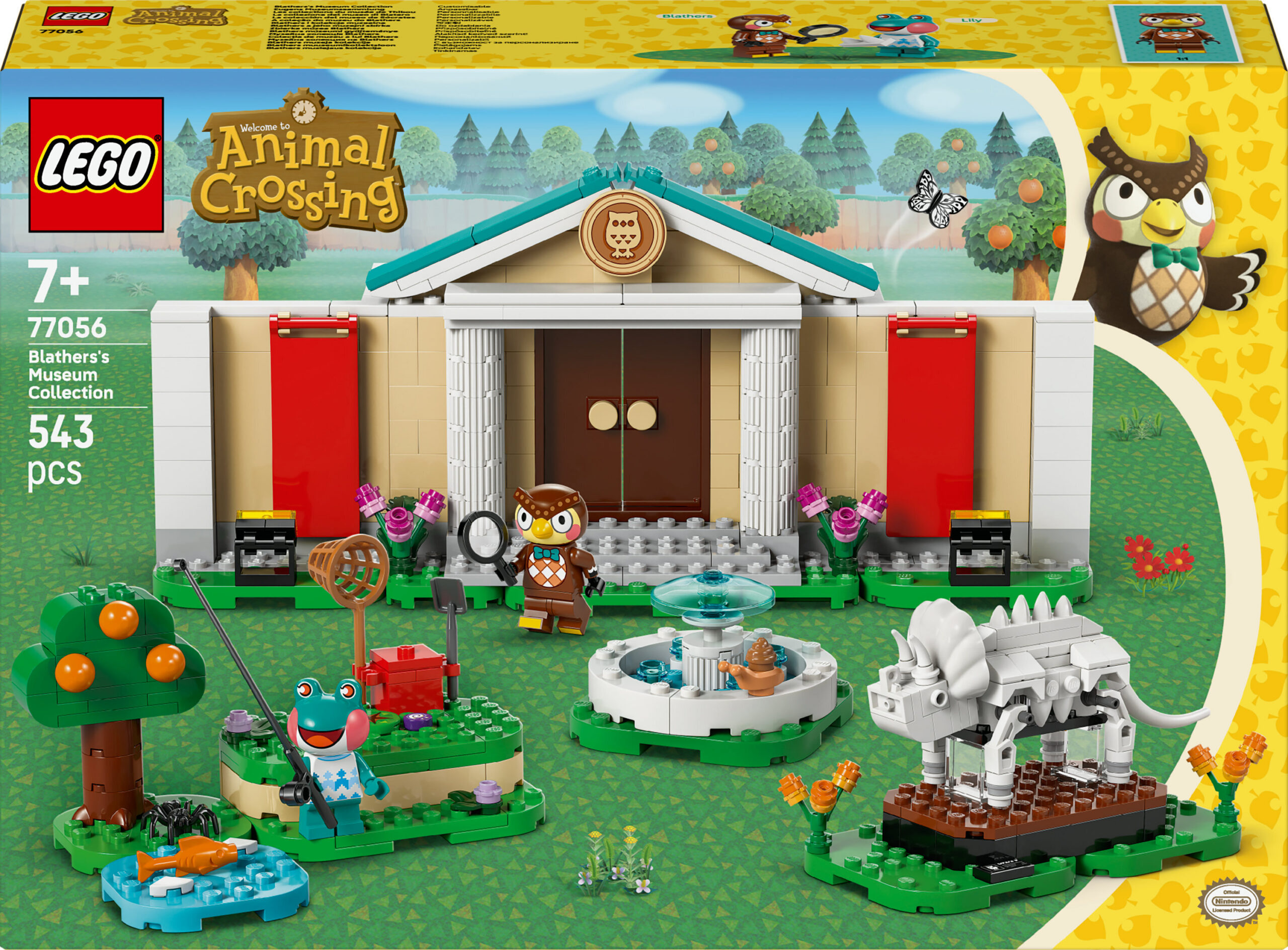 LEGO Animal Crossing 77056 - Blathers ja muuseumikollektsioon