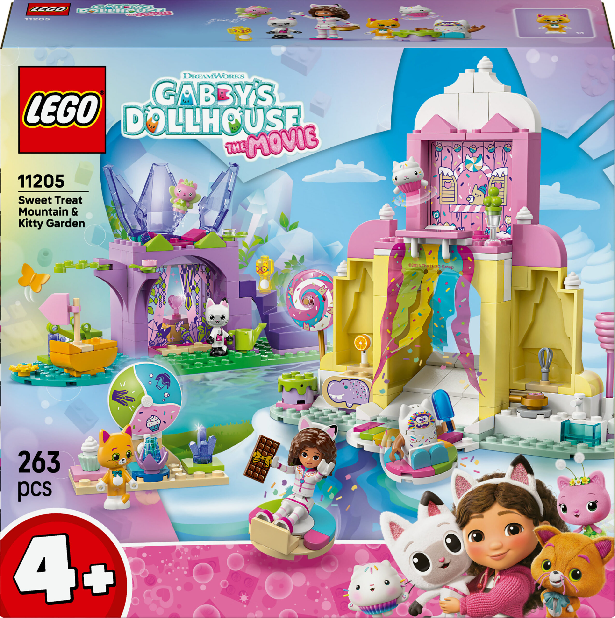 LEGO Gabby's Nukumaja 11205 - Karamellimägi ja Kiisude aed