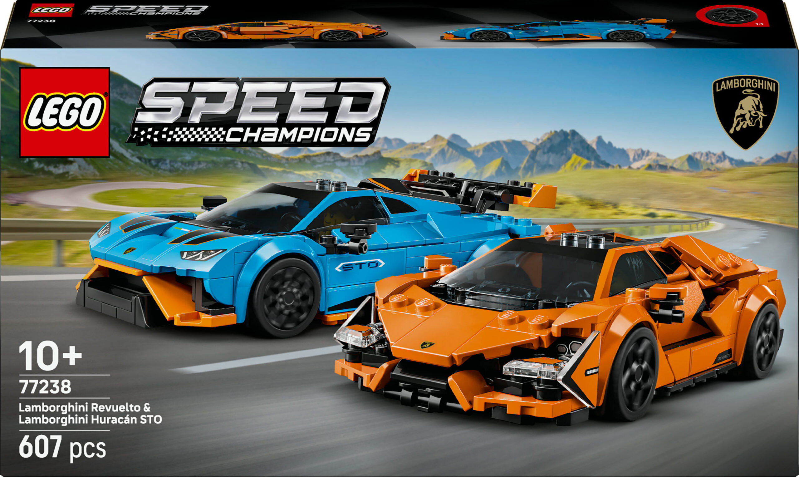 LEGO Speed Champions 77238 - Lamborghini Revuelto ja Huracán STO