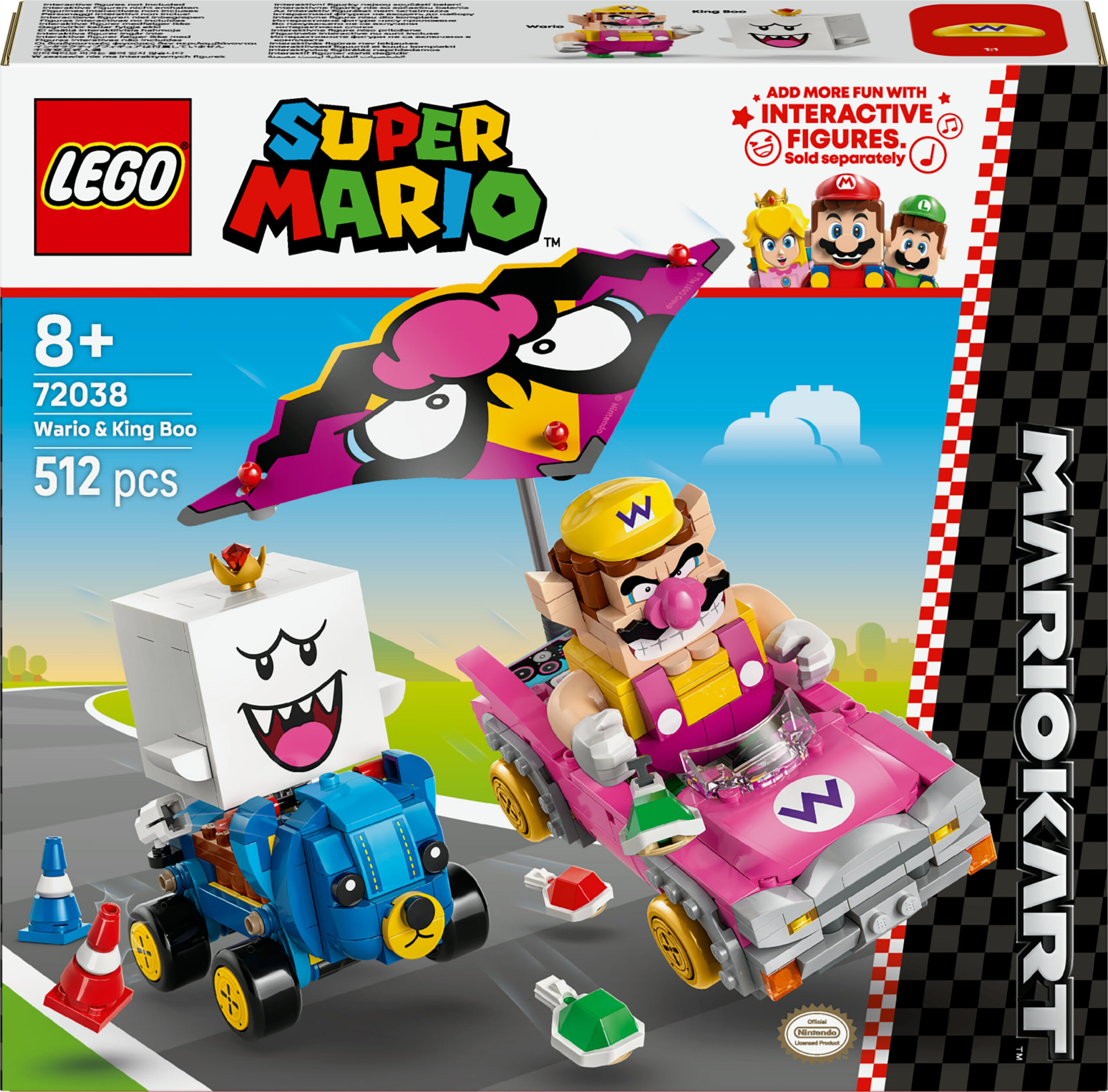 LEGO Super Mario 72038: Mario Kart - Wario ja King Boo