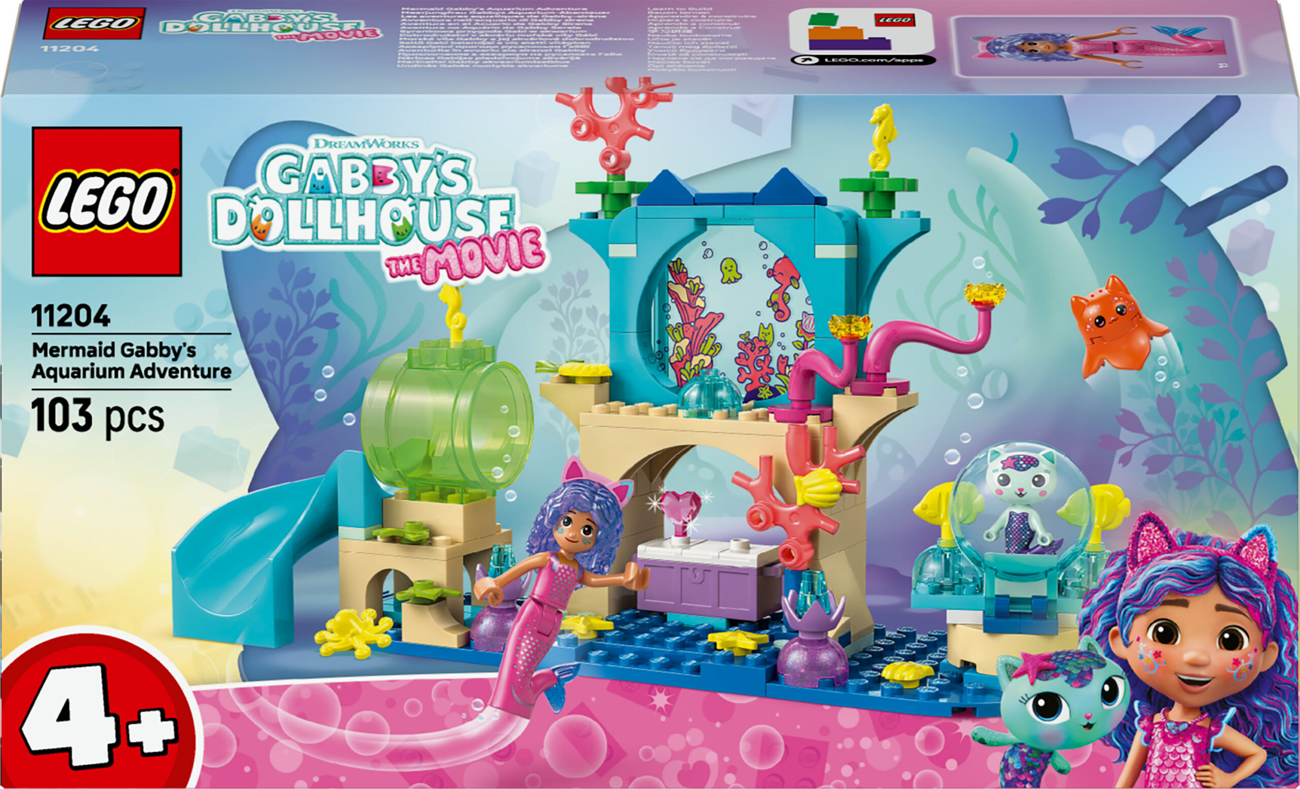 LEGO Gabby nukumaja 11204 - Gabby merineitsi akvaariumiseiklus
