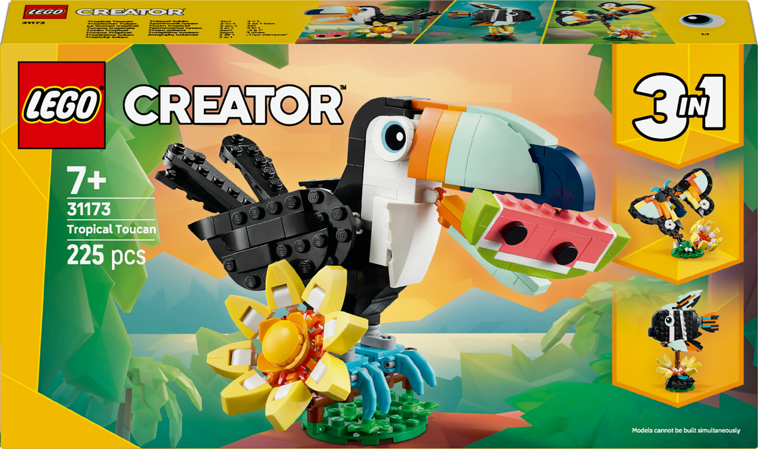 LEGO Creator 3in1 Wildlife 31173: Troopiline tukaan