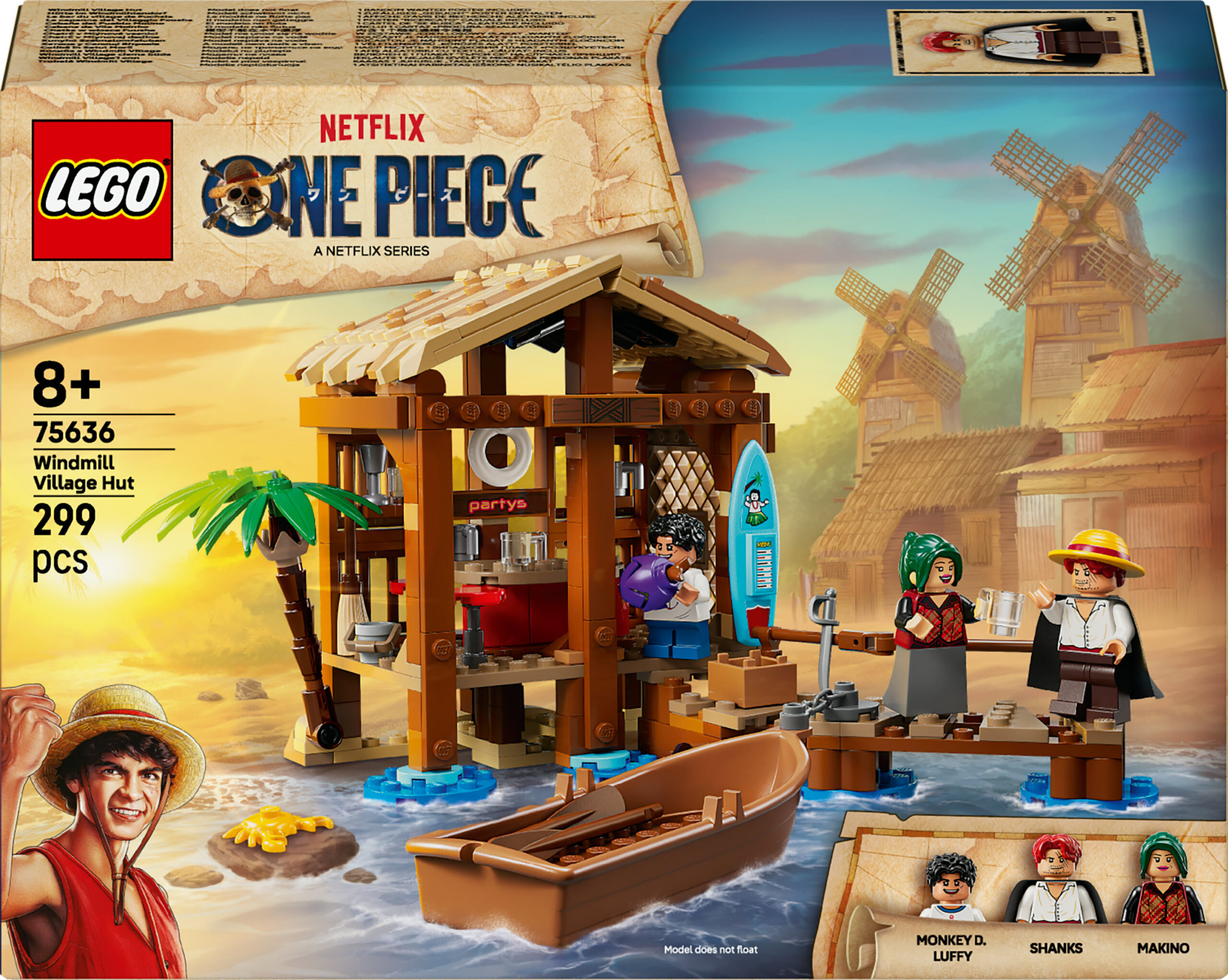 LEGO ONE PIECE 75636 Tuulikuküla suvila