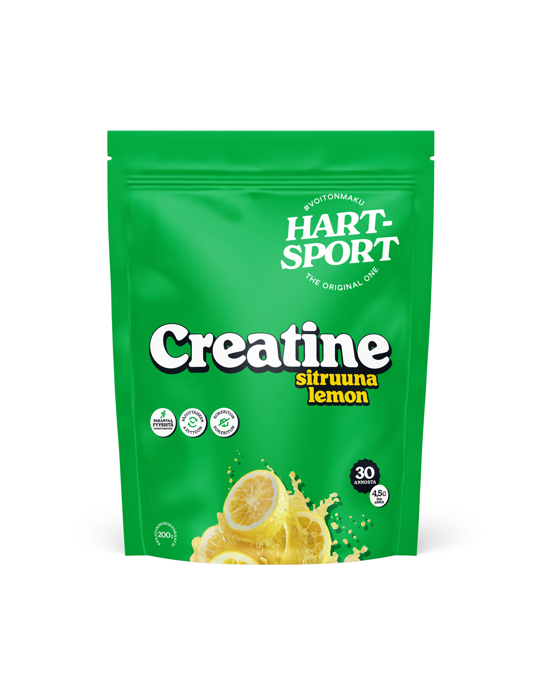 Hart-Sport kreatiinipulber, sidrun, 200 g
