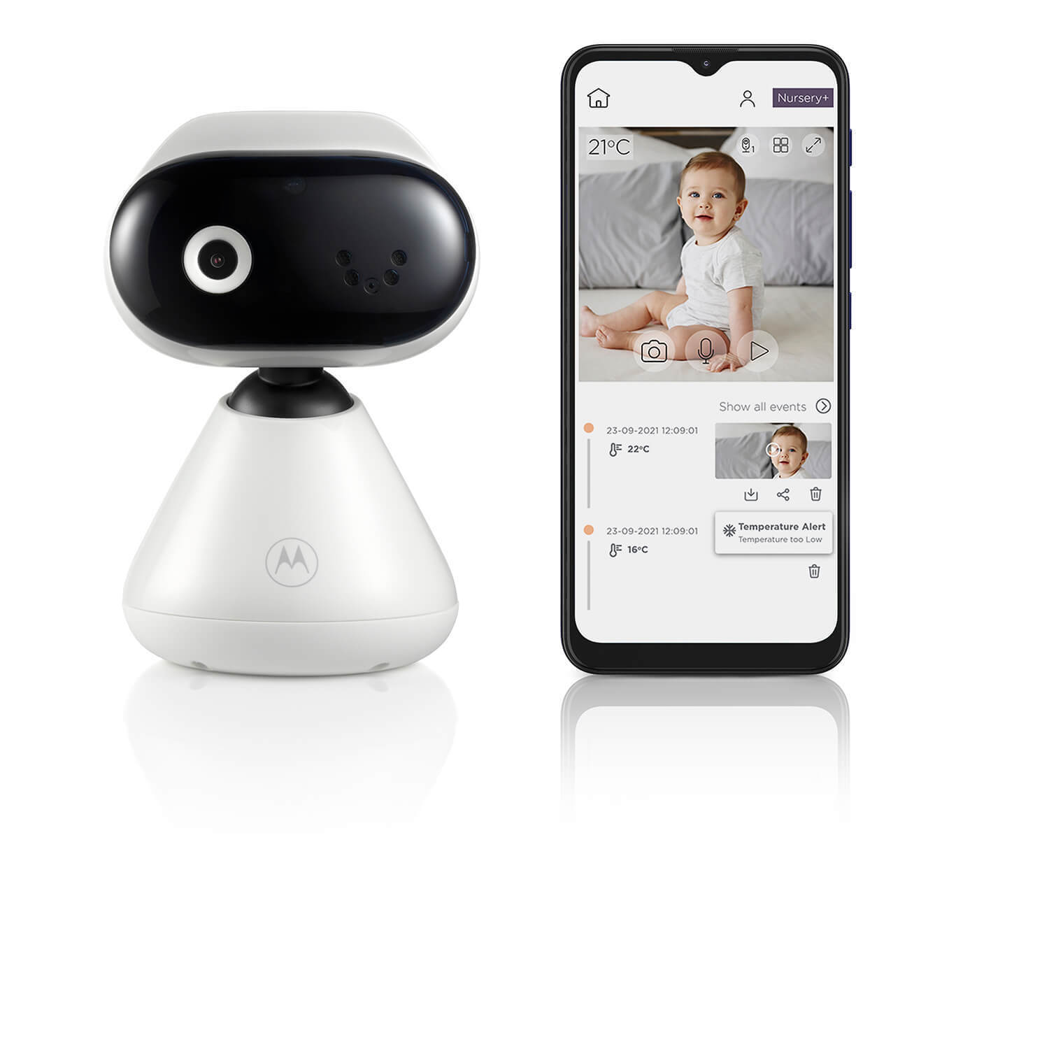 Motorola beebimonitor PIP1000 WIFI kaameraga beebimonitor