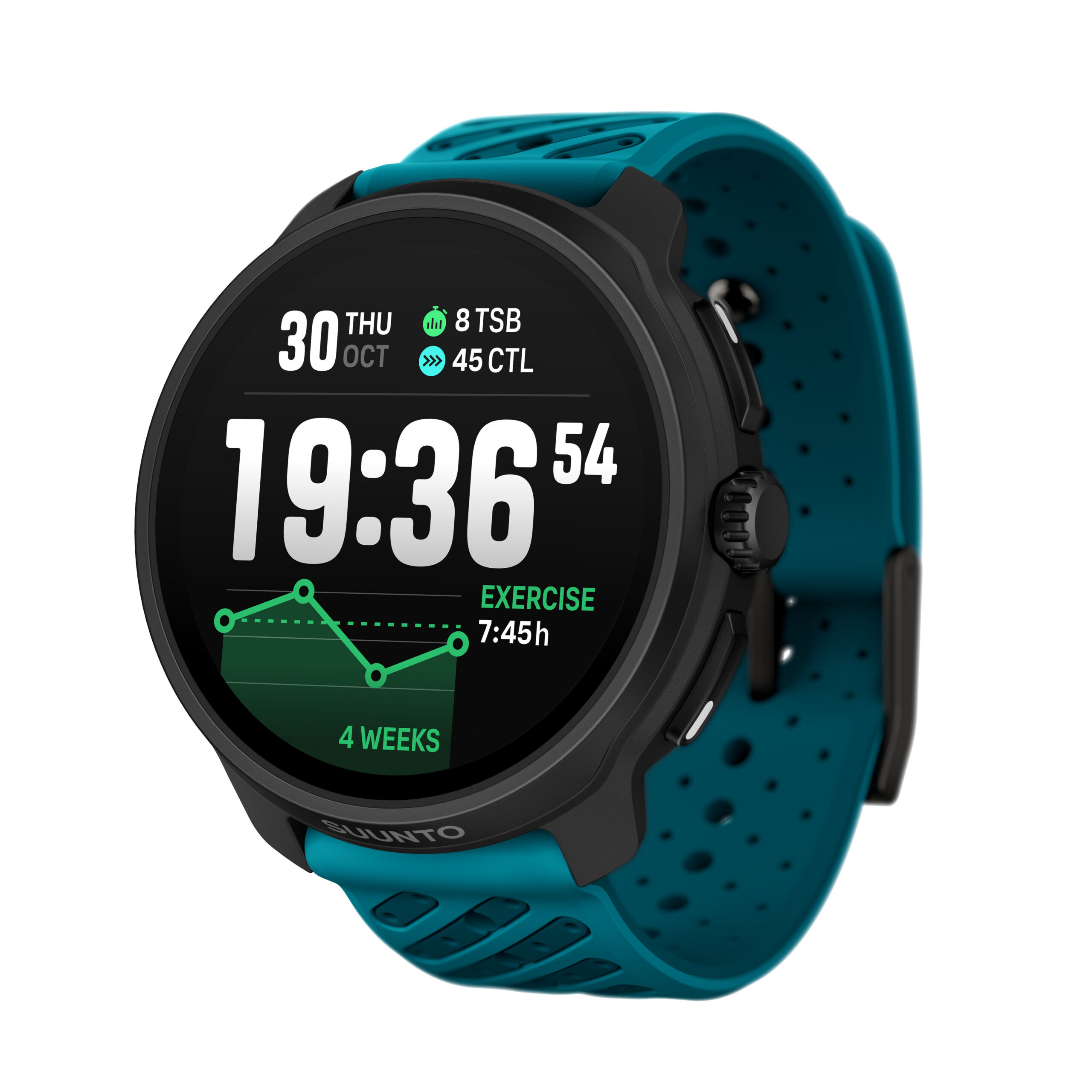 Suunto Race 2 spordikell, laineline sinine