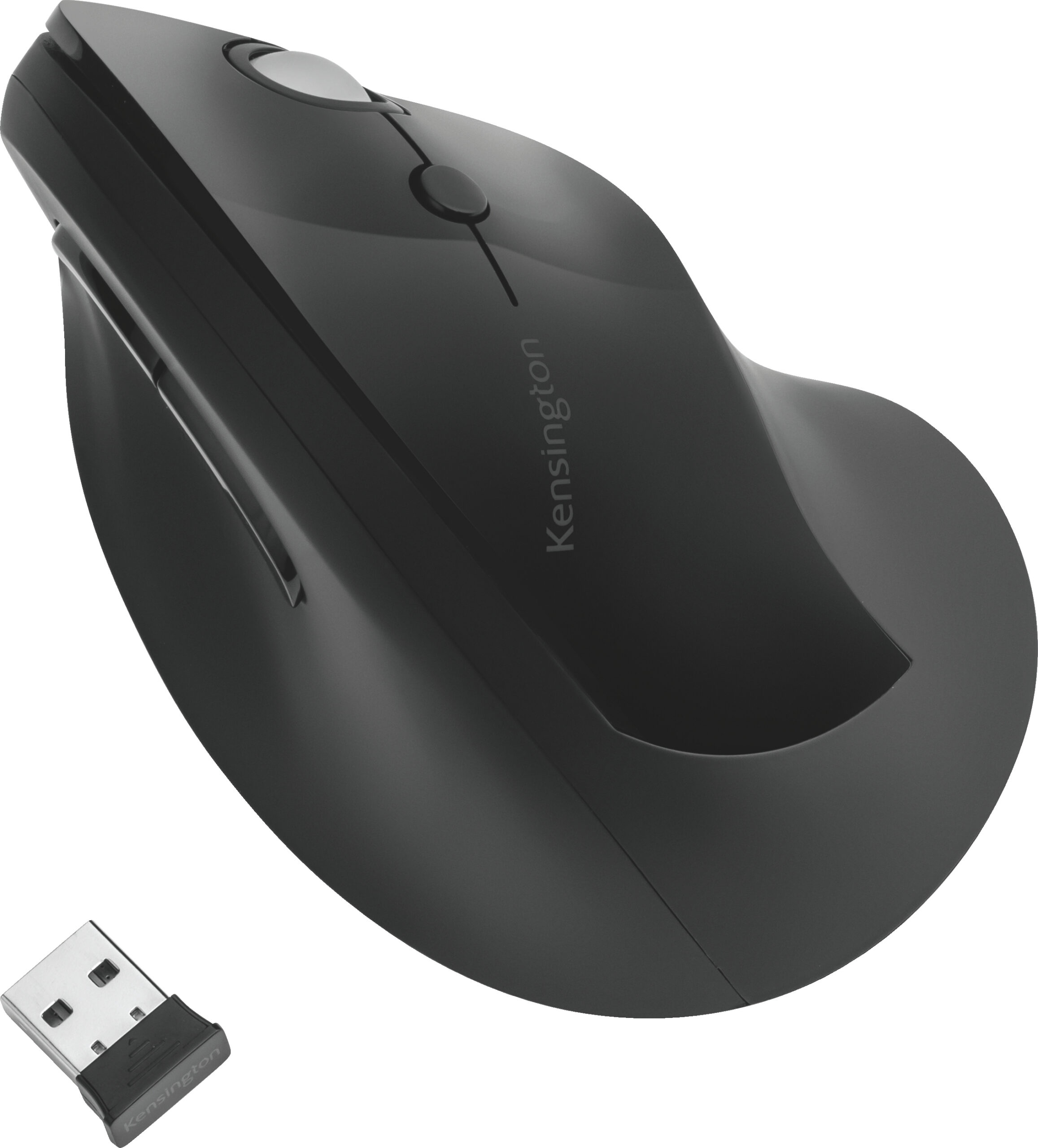 Kensington Pro Fit® Ergo vertikaalne hiir, traadita, must