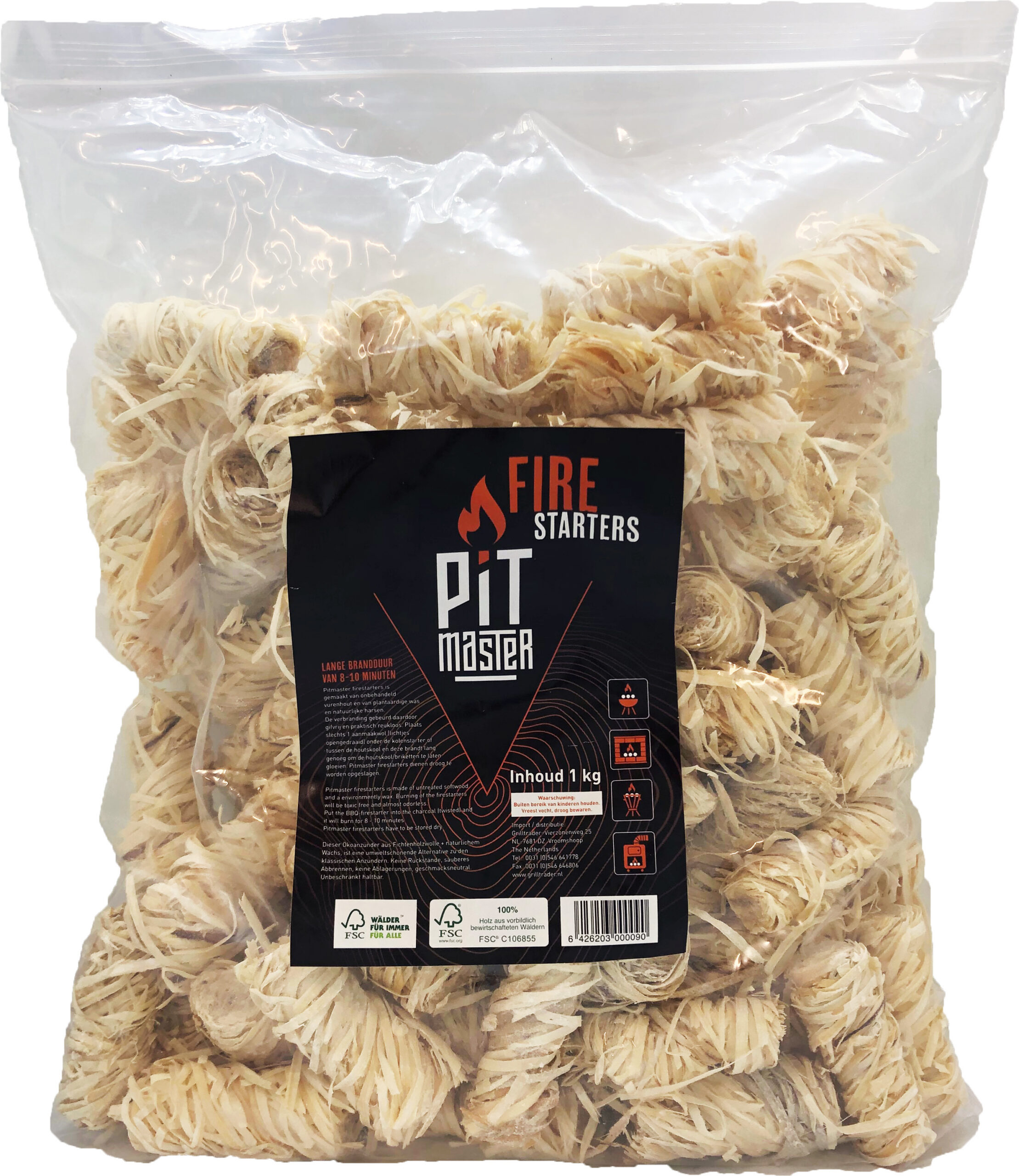 PitMaster puuvillast süüteseade, 1 kg
