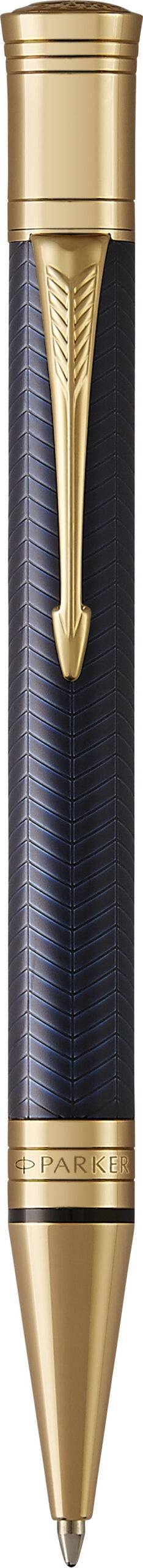 Parker Duofold Prestige Blue Chevron G.T. pastapliiats, sinine korpus