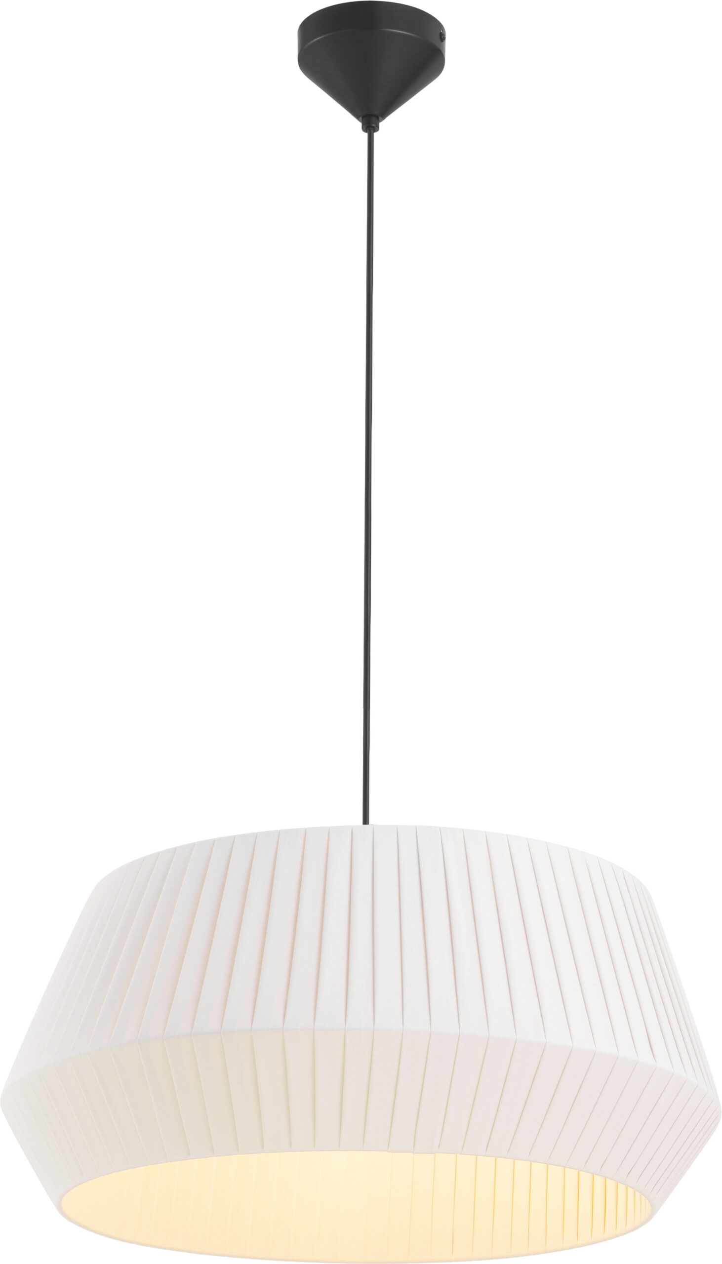 Nordlux Dicte 53 -rippvalgusti, E27, valge